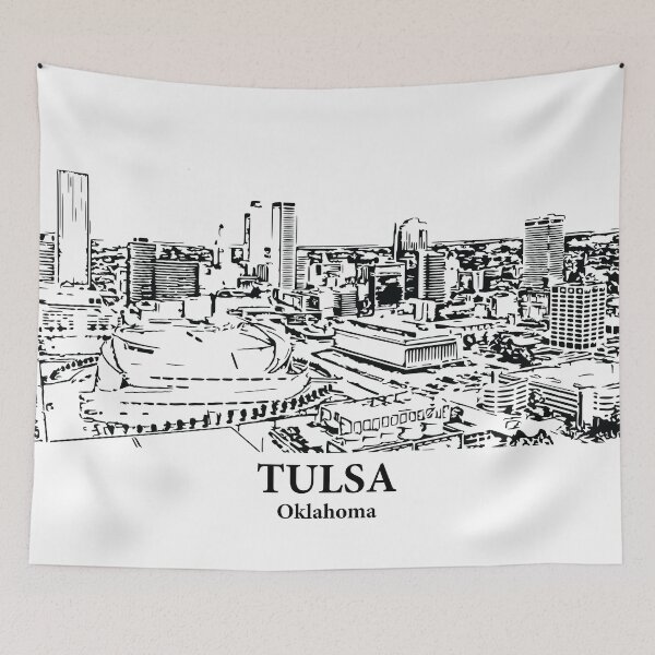 Artikelvorschau, Tulsa - Oklahoma entworfen und verkauft von Lakeric Cityscapes.