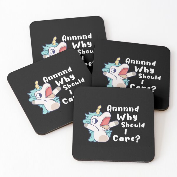 Item preview, And Why Should I Care Funny Sarcastic Unicorn 		 designed and sold by wgfsmyrq82.