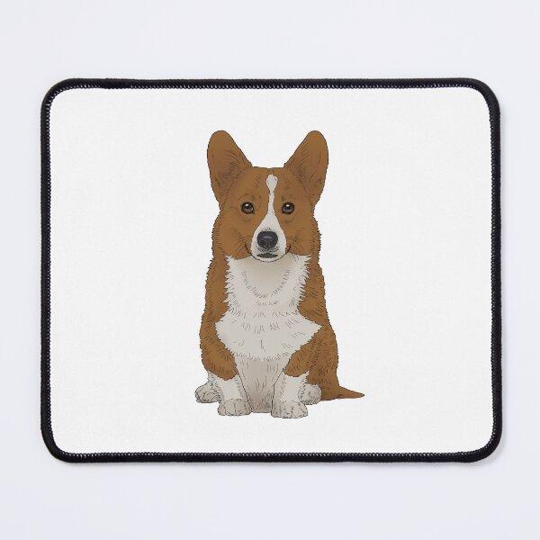 Item preview, Pembroke Welsh Corgi Realistic Cute Colorful Illustration – Playful Dog Art designed and sold by ArtimShop.