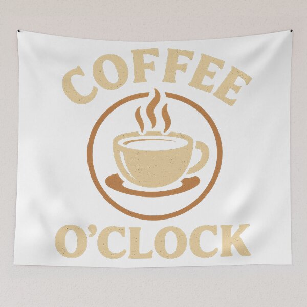 Item preview, Coffee O’Clock – Retro Café Design designed and sold by Magh-rebia.