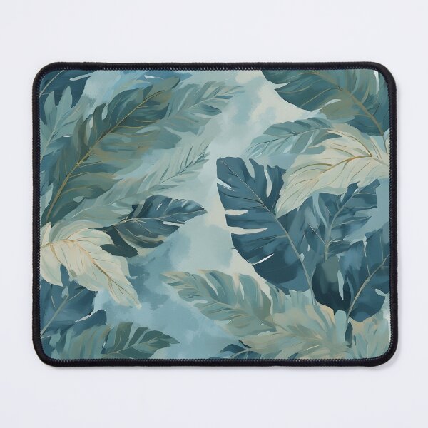 Item preview, Tropical Leaf Print Botanical Foliage Watercolor Teal designed and sold by LeafPrints.