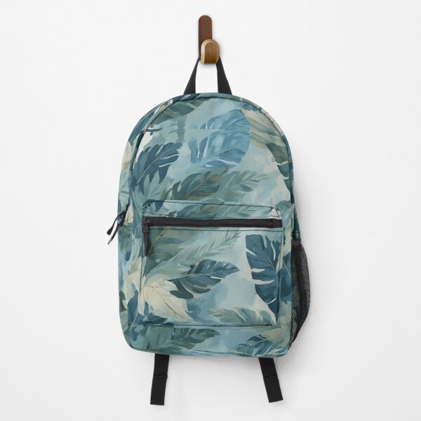 Item preview, Tropical Leaf Print Botanical Foliage Watercolor Teal designed and sold by LeafPrints.