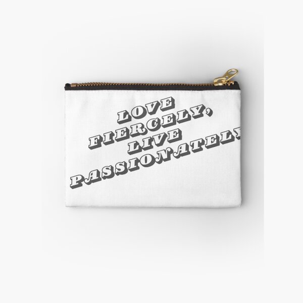 Item preview, Love Fiercely Live Passionately Motivational Quote designed and sold by Happyfreedom.