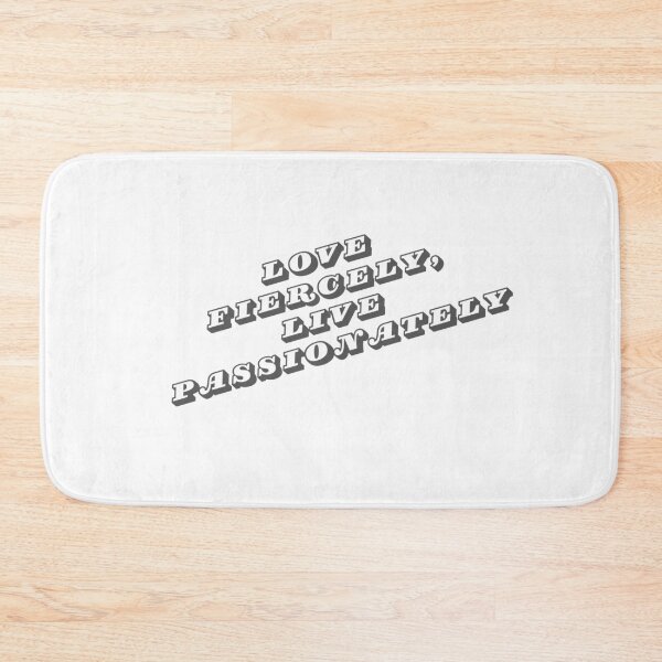Item preview, Love Fiercely Live Passionately Motivational Quote designed and sold by Happyfreedom.