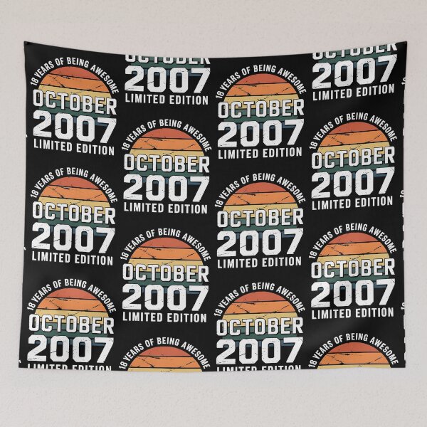 Item preview, October 2007 Limited Edition 18-Year-Old 18th Birthday, 18 years of being awesome designed and sold by BLZART.