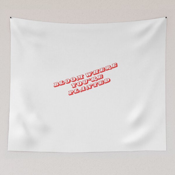 Item preview, Bloom Where You’re Planted Inspirational Quote designed and sold by Happyfreedom.