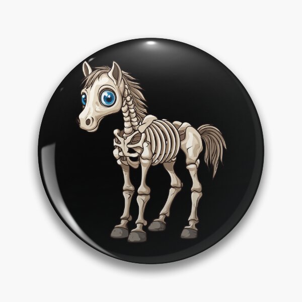 Item preview, Cute skeleton horse – Adorable kawaii Halloween designed and sold by CroesCreations.
