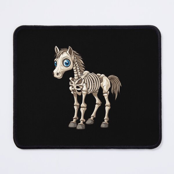 Item preview, Cute skeleton horse – Adorable kawaii Halloween designed and sold by CroesCreations.