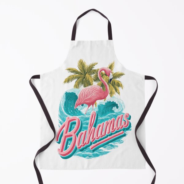 Item preview, Bahamas – Flamingo, Palm Trees & Waves Design designed and sold by Meiersbeste.