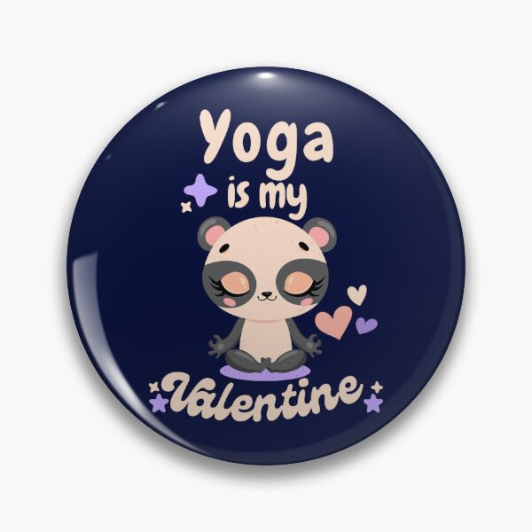 Item preview, kawaii pandayoga is my valentine designed and sold by WalkerDavidz.