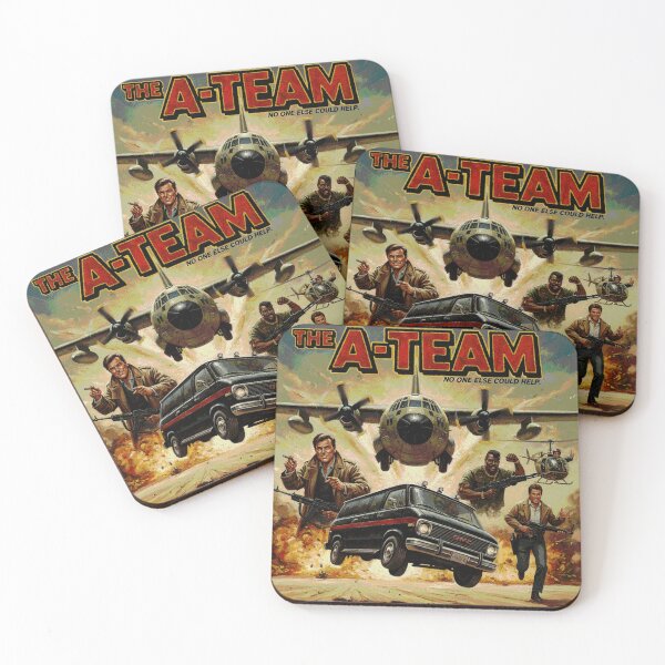 Item preview, Locked & Loaded – Reimagined A-Team Retro TV Poster designed and sold by Art's Diner.
