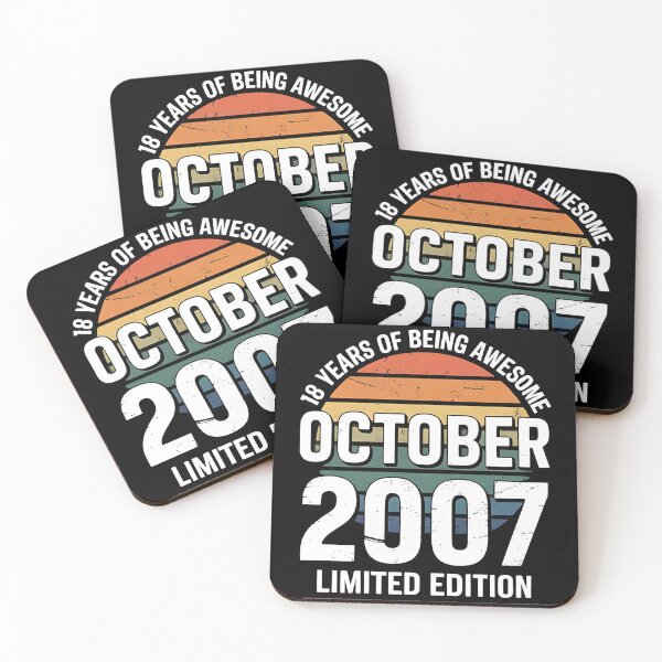 Item preview, October 2007 Limited Edition 18-Year-Old 18th Birthday, 18 years of being awesome designed and sold by BLZART.