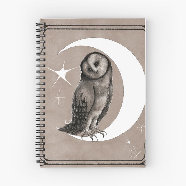 Item preview, Inktober 2025 - Owl designed and sold by LilyTreeArt.