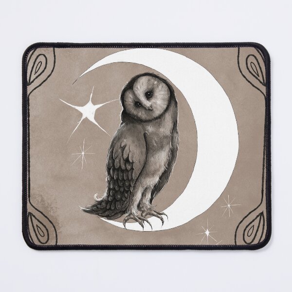 Item preview, Inktober 2025 - Owl designed and sold by LilyTreeArt.
