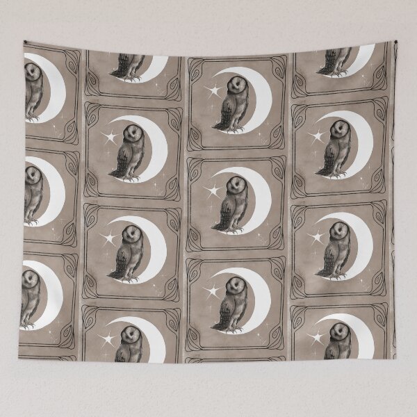 Item preview, Inktober 2025 - Owl designed and sold by LilyTreeArt.