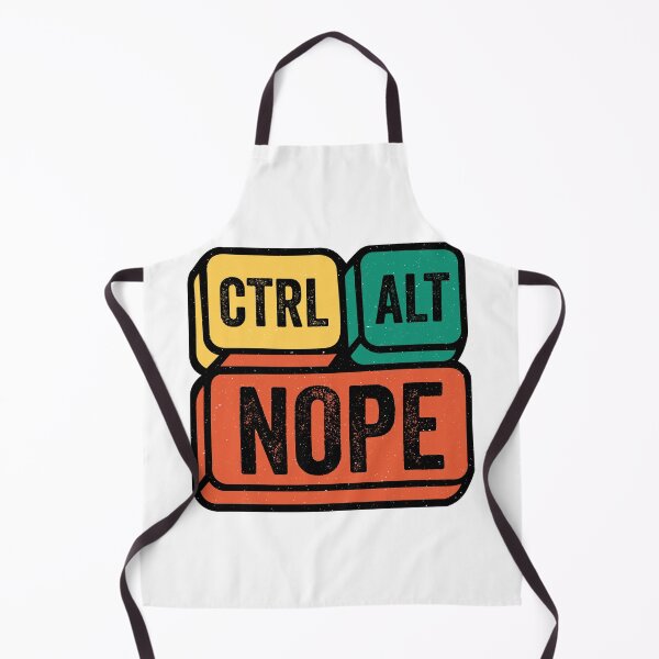 Item preview, Ctrl Alt Nope Funny Computer Geek Tee colorful keyboard keys with the phrase designed and sold by Koony House and Field.