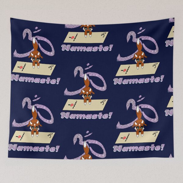 Item preview, Namaste Yoga Fox Handstand Fitted  designed and sold by WalkerDavidz.