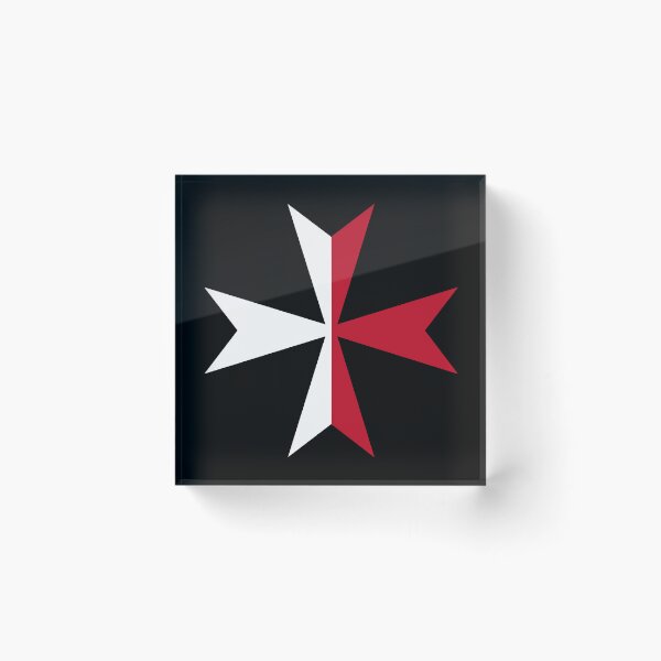 Item preview, Malta White and Red Maltese Cross designed and sold by MaltaCollective.