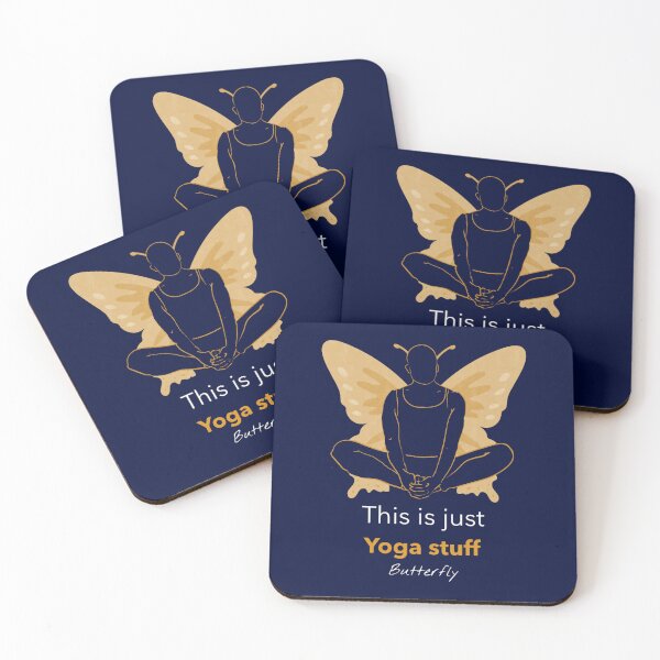 Item preview, This Is Just Yoga Stuff ButterflyYoga Pose designed and sold by WalkerDavidz.