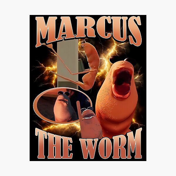 Item preview, Marcus The Worm Vintage 90s designed and sold by madebycoolsouls.