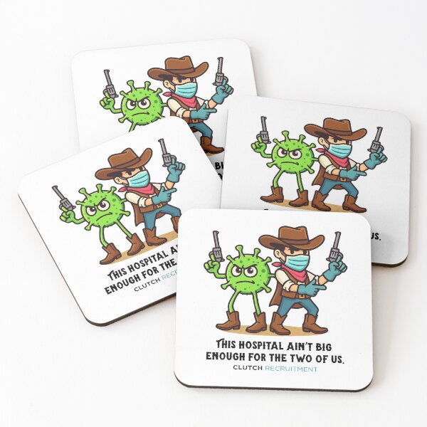 Item preview, Infection Prevention Cowboy designed and sold by clutchREC.
