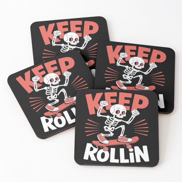Item preview, Keep Rollin Skeleton designed and sold by PeteHomenick.