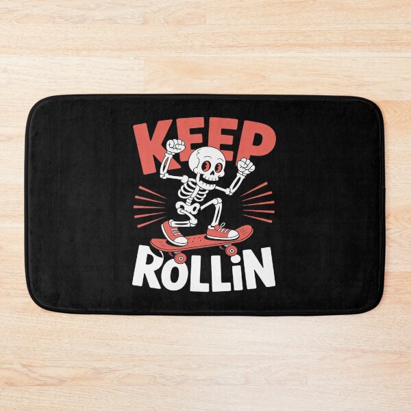 Item preview, Keep Rollin Skeleton designed and sold by PeteHomenick.