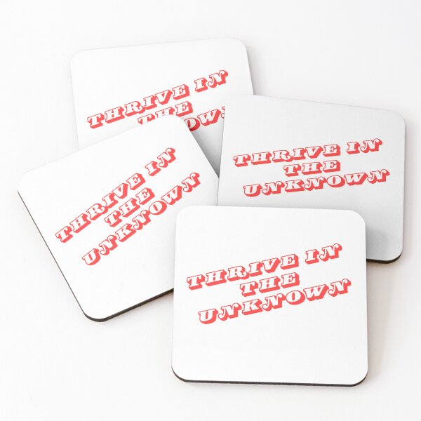 Item preview, Thrive in the Unknown Inspirational Quote designed and sold by Happyfreedom.