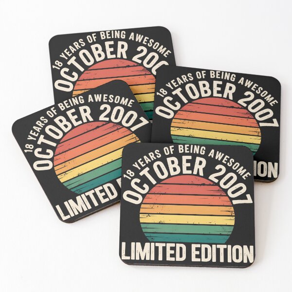 Item preview, October 2007 Limited Edition 18-Year-Old 18th Birthday, 18 years of being awesome designed and sold by BLZART.