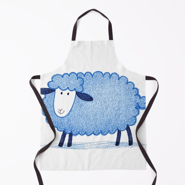 Item preview, Whimsical Blue Woolly Sheep designed and sold by zzz888.