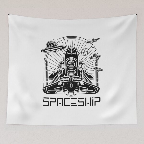 Item preview, Futuristic Spaceship Illustration designed and sold by NxtGenDesigns.