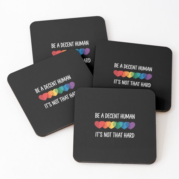 Item preview, Lgbt Heart Be A Decent Human It'S Not That Hard  designed and sold by SlogariArt.