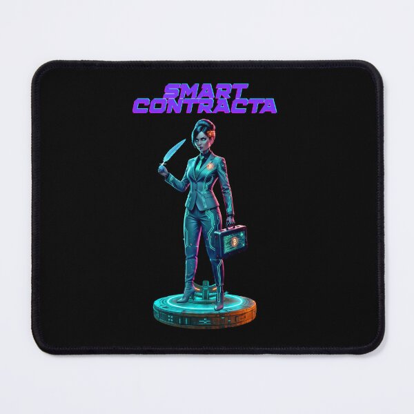 Item preview, "Smart Contracta – Blockchain Justice Enforcer" designed and sold by BitCrop.