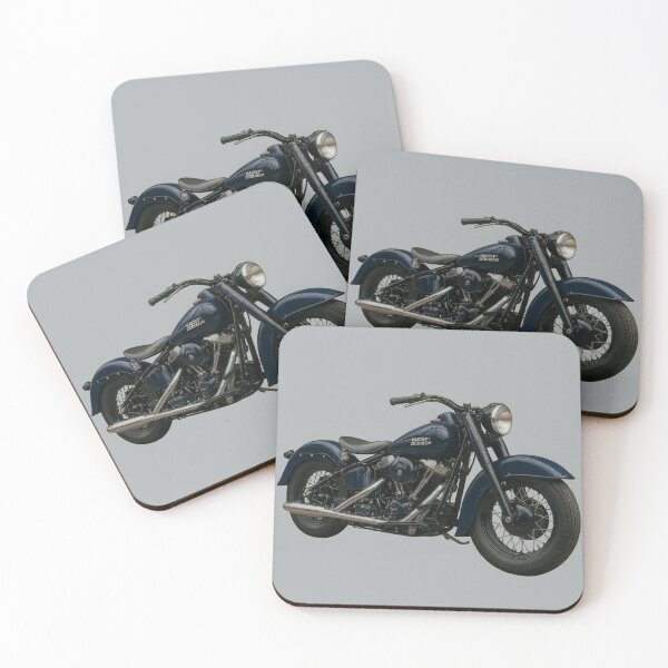 Item preview, An Icon in Blue: The Timeless Vintage Motorcycle designed and sold by IraBum.