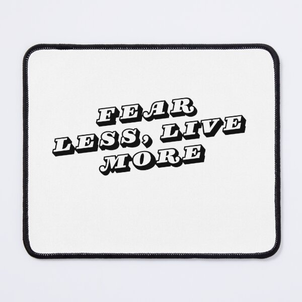 Item preview, Fear Less Live More Inspirational Quote designed and sold by Happyfreedom.