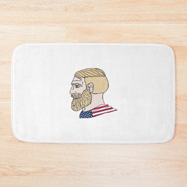 Item preview, American Chad Meme Face designed and sold by CyberRex.