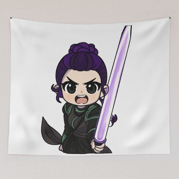 Item preview, Angry chibi rumi - kpop demon hunters designed and sold by aishtistic-art.