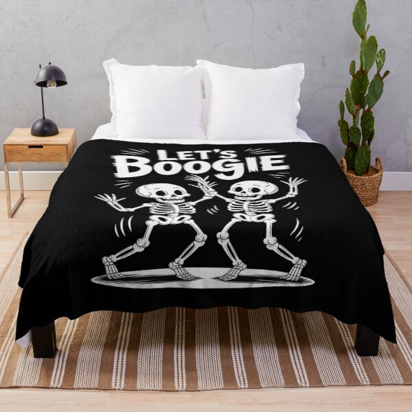 Item preview, Let's Boogie Funny Skeleton Dance Halloween designed and sold by petrichorsworld.
