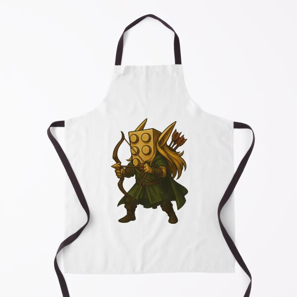 Item preview, Elven Block Archer – Fantasy Ranger Gamer Art designed and sold by Fenay Designs.