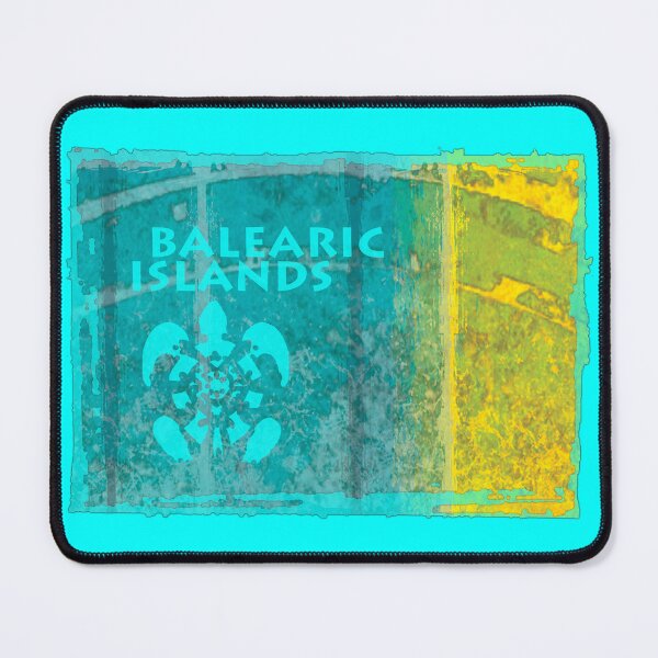 Item preview, Balearic Islands - Mallorca - Ibiza - Formentera - Menorca in blue designed and sold by Periartwork.