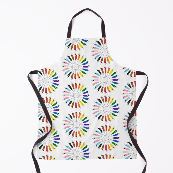 Item preview, Progressive Pride Circle of Micropipettes designed and sold by emmacatwheels.