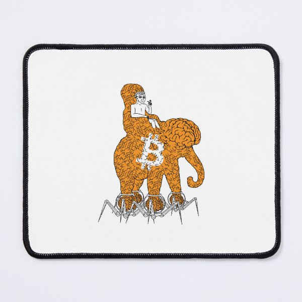 Item preview, Big Brain Wojak Elephant Bitcoin designed and sold by CyberRex.