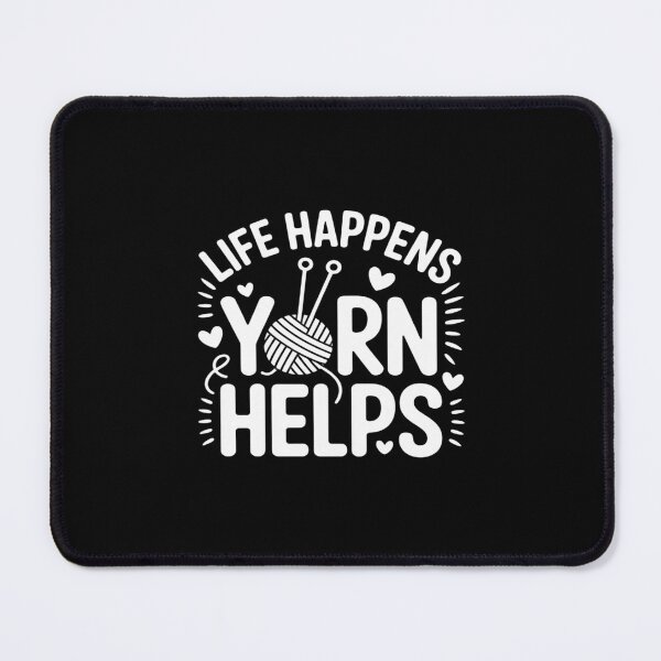 Item preview, Life Happens Yarn Helps designed and sold by petrichorsworld.