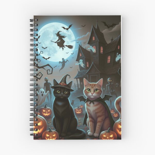 Item preview, Orange and Black Cat Halloween designed and sold by  OTWOCAT.