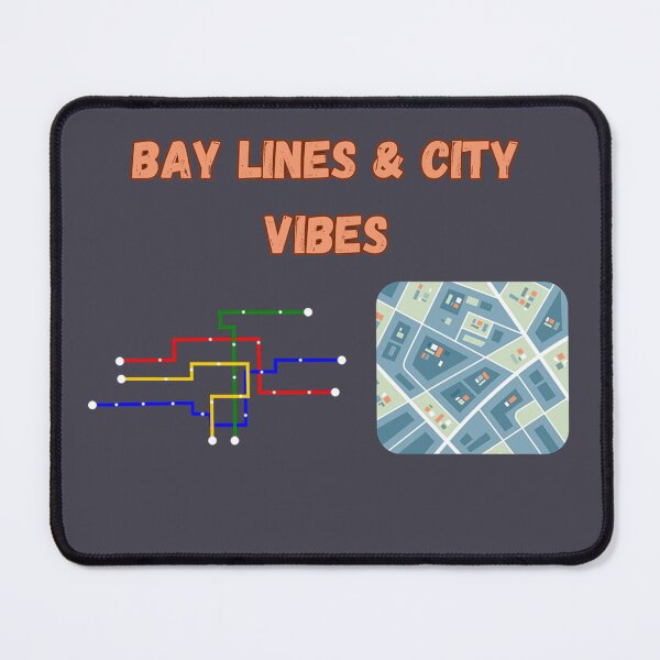 Item preview, Bay Lines & City Vibes designed and sold by Adrianzebrowski.