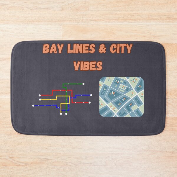 Item preview, Bay Lines & City Vibes designed and sold by Adrianzebrowski.