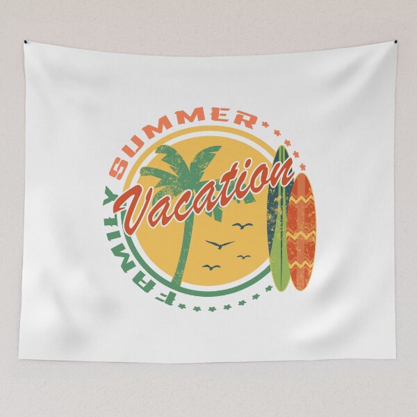 Item preview, Family Summer Vacation Logo – Tropical, Fun, Beach Holiday Design designed and sold by ArtimShop.