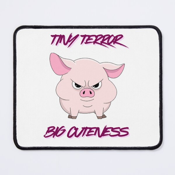 Item preview, Cute Mischievous Pig - Tiny Terror, Big Cuteness designed and sold by -INKECHO-.