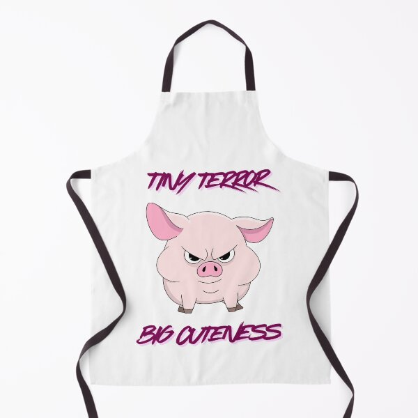 Item preview, Cute Mischievous Pig - Tiny Terror, Big Cuteness  designed and sold by -INKECHO-.