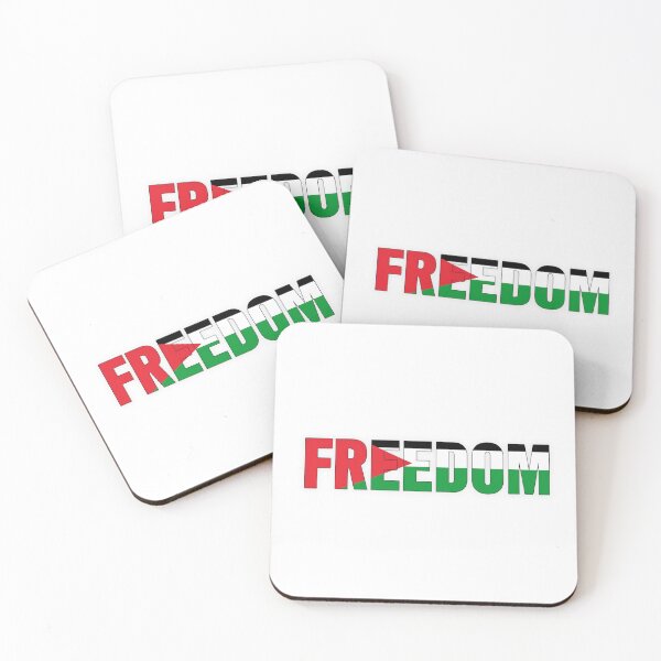 Item preview, Freedom Palestine Flag Colors Typography designed and sold by EchoPrint Co..